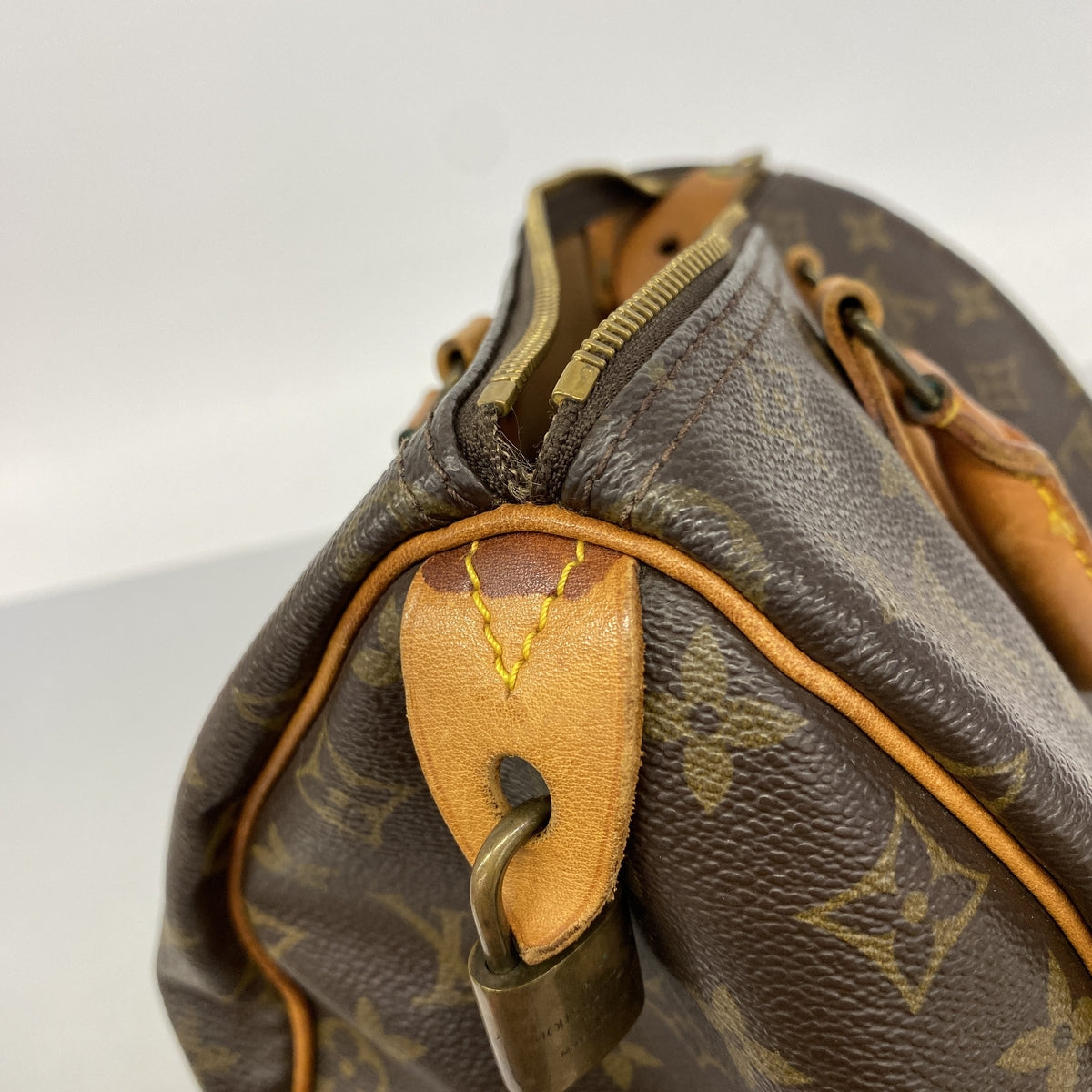 【6he4433】ルイヴィトン ハンドバッグ モノグラム スピーディ30 M41108 ブラウン【中古】レディース