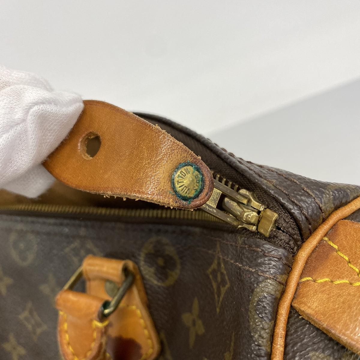 【6he4433】ルイヴィトン ハンドバッグ モノグラム スピーディ30 M41108 ブラウン【中古】レディース