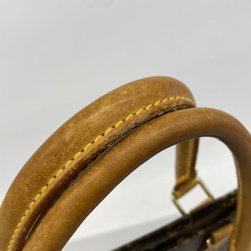 【6he4436】ルイヴィトン トートバッグ モノグラム サックプラ M51140 ブラウン【中古】レディース