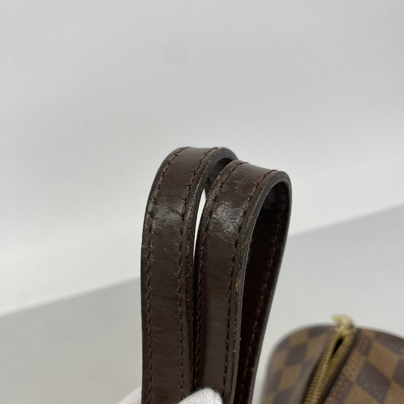 【6he4438】ルイヴィトン ハンドバッグ ダミエ パピヨン30 N51303 エベヌ【中古】レディース