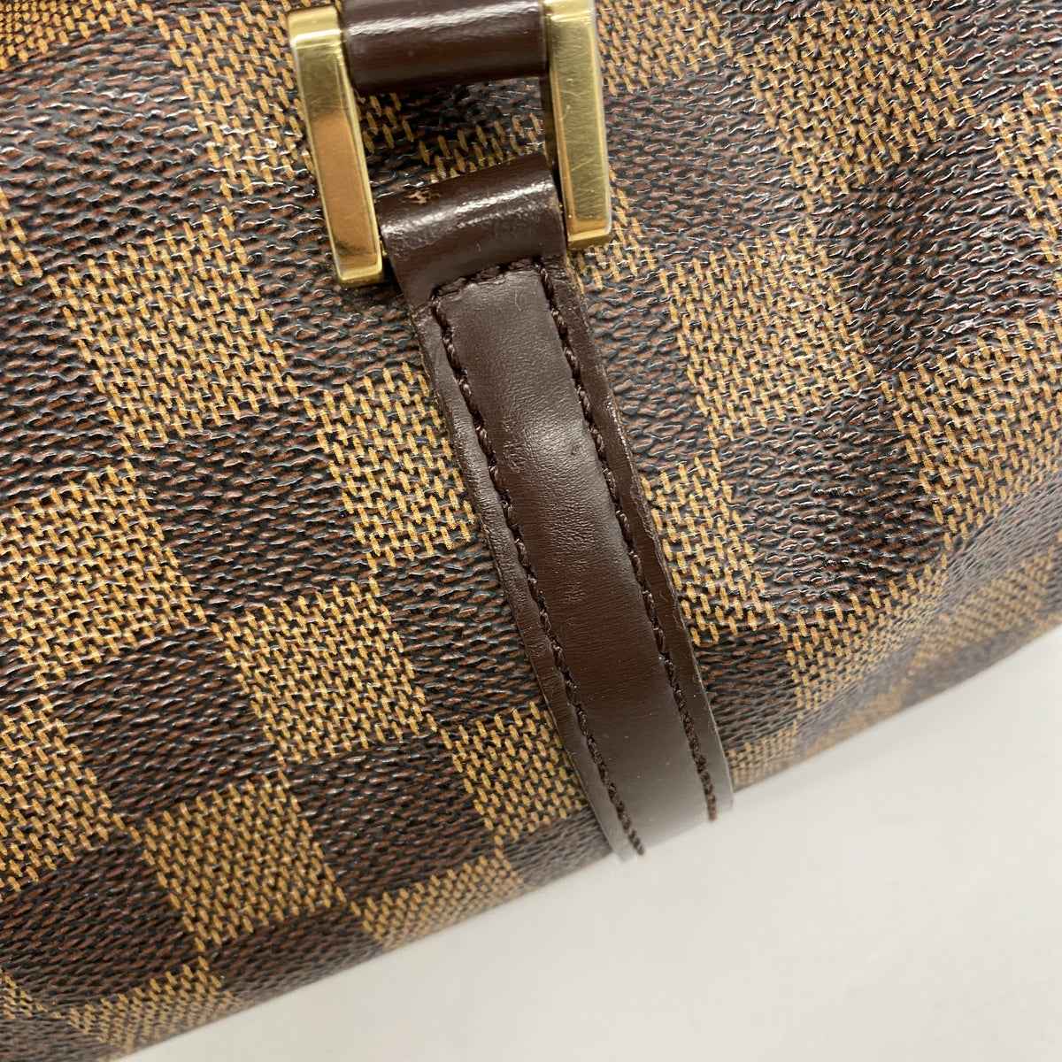 【6he4438】ルイヴィトン ハンドバッグ ダミエ パピヨン30 N51303 エベヌ【中古】レディース