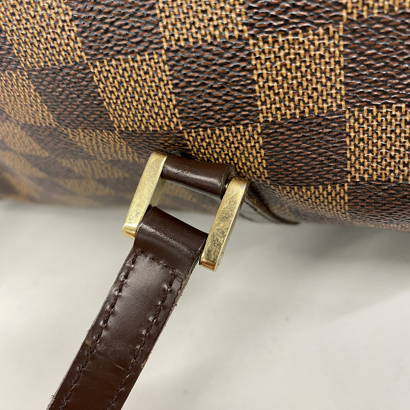 【6he4438】ルイヴィトン ハンドバッグ ダミエ パピヨン30 N51303 エベヌ【中古】レディース
