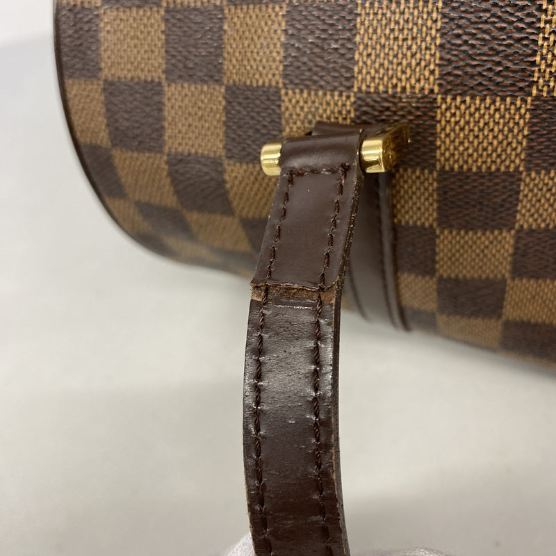【6he4438】ルイヴィトン ハンドバッグ ダミエ パピヨン30 N51303 エベヌ【中古】レディース