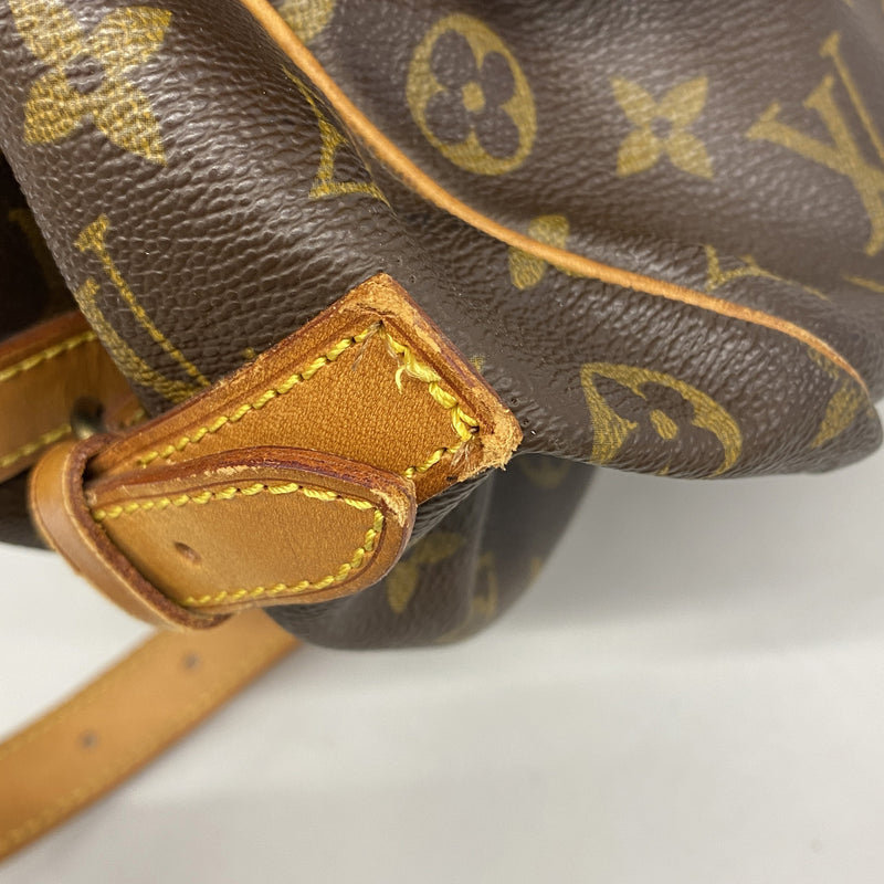 【6he4439】ルイヴィトン ショルダーバッグ モノグラム ソミュール35 M42254 ブラウン【中古】レディース