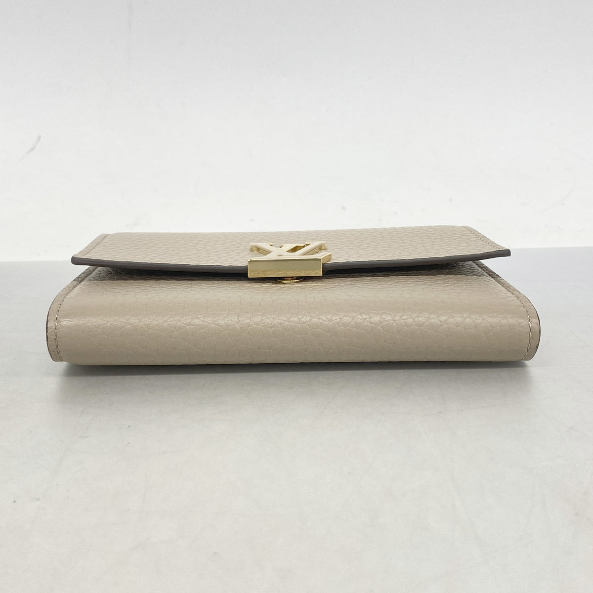 【6he4451-k】ルイヴィトン 三つ折り財布 ポルトフォイユカプシーヌコンパクト M62159 ガレ【中古】レディース