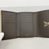 【6he4451-k】ルイヴィトン 三つ折り財布 ポルトフォイユカプシーヌコンパクト M62159 ガレ【中古】レディース