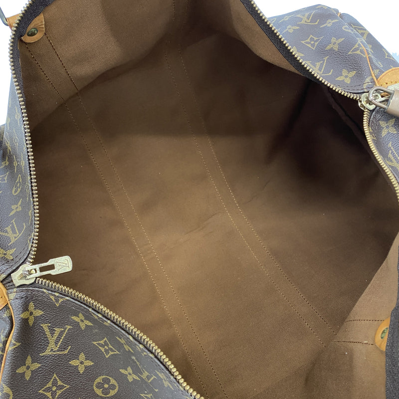 【6he4455】ルイヴィトン ボストンバッグ モノグラム キーポル55 M41424 ブラウン【中古】メンズ レディース ユニセックス