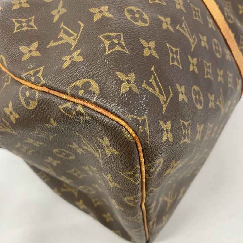 【6he4455】ルイヴィトン ボストンバッグ モノグラム キーポル55 M41424 ブラウン【中古】メンズ レディース ユニセックス