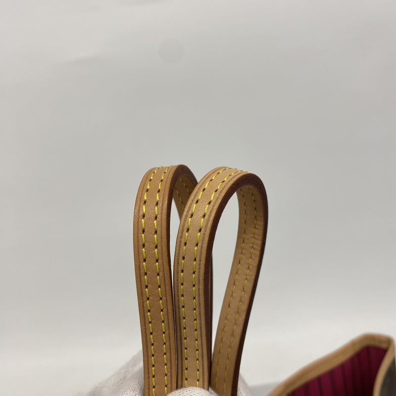 【6he4459】ルイヴィトン トートバッグ モノグラム ネヴァーフルMM M41178 ピヴォワンヌ【中古】レディース