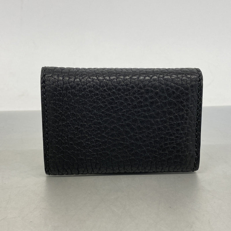 【6he4465】グッチ キーケース 131960 レザー ブラック シャンパンゴールド金具【中古】メンズ レディース ユニセックス