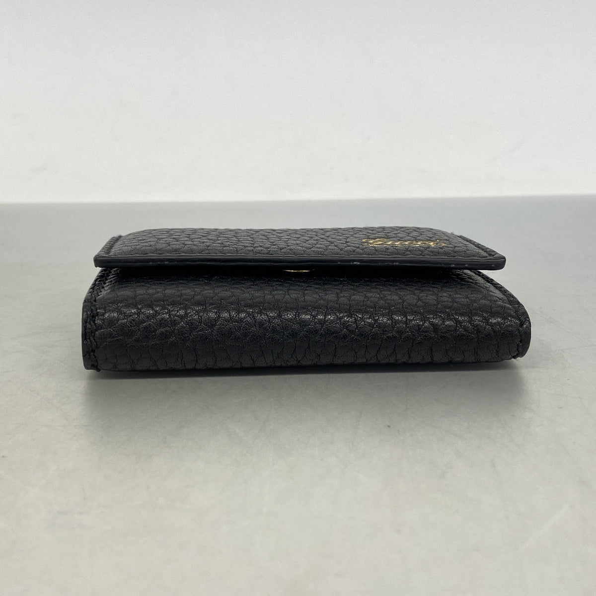 【6he4465】グッチ キーケース 131960 レザー ブラック シャンパンゴールド金具【中古】メンズ レディース ユニセックス