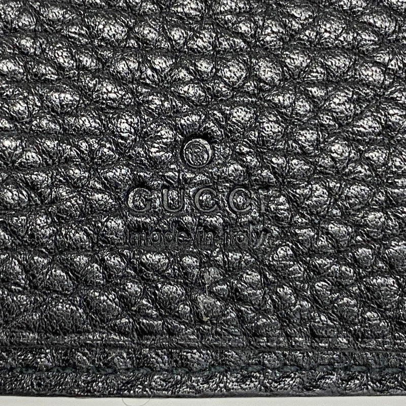 【6he4465】グッチ キーケース 131960 レザー ブラック シャンパンゴールド金具【中古】メンズ レディース ユニセックス