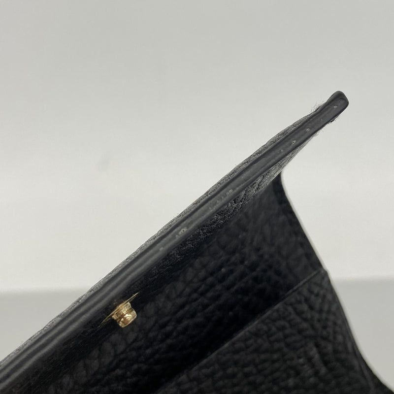 【6he4465】グッチ キーケース 131960 レザー ブラック シャンパンゴールド金具【中古】メンズ レディース ユニセックス