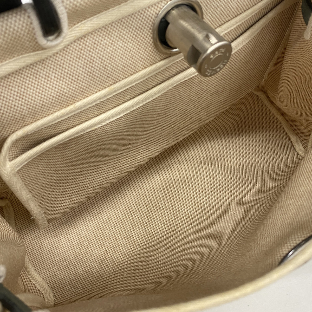 【6he4466】エルメス ハンドバッグ エールバッグPM トワルアッシュ ブラック シルバー金具 □D刻印 2wayバッグ【中古】レディース