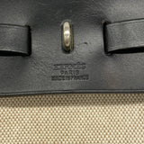 【6he4466】エルメス ハンドバッグ エールバッグPM トワルアッシュ ブラック シルバー金具 □D刻印 2wayバッグ【中古】レディース