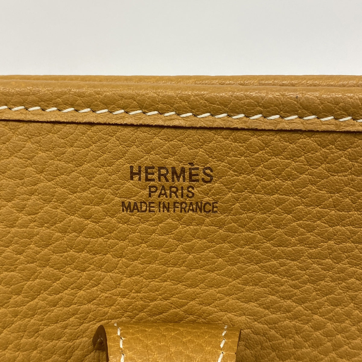 【6he4467】エルメス ショルダーバッグ エヴリン1GM アルデンヌ ナチュラル ゴールド金具 □H刻印【中古】メンズ レディース ユニセックス