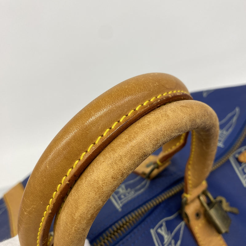 【6he4469】ルイヴィトン ボストンバッグ LVカップ キーポル45 M80014 サンディエゴブルー【中古】メンズ レディース ユニセックス