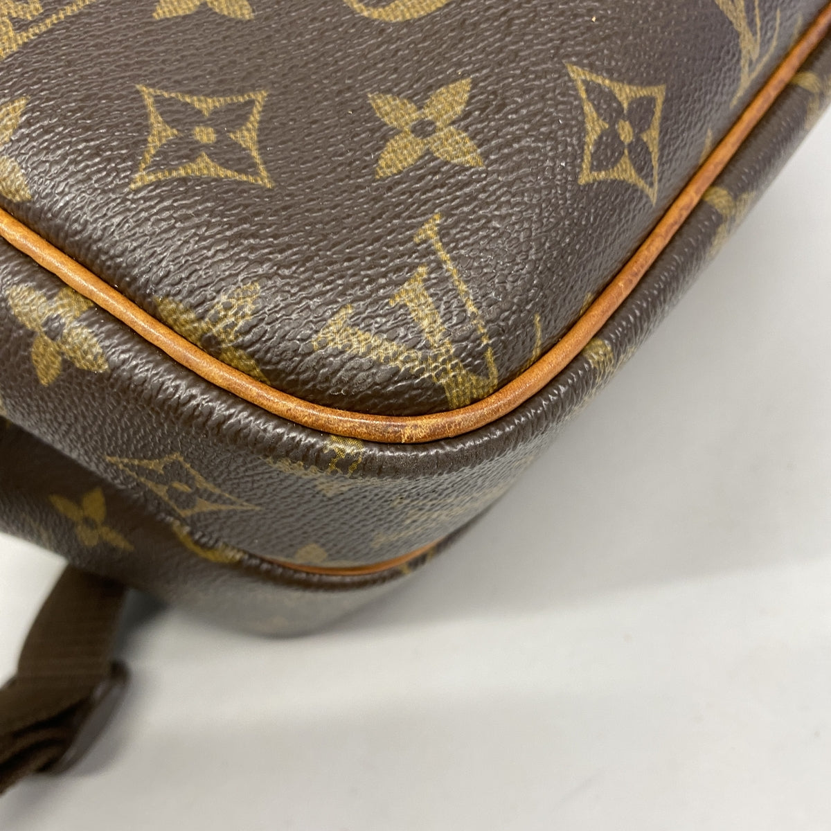 【6he4471】ルイヴィトン ショルダーバッグ モノグラム リポーターPM M45254 ブラウン【中古】レディース