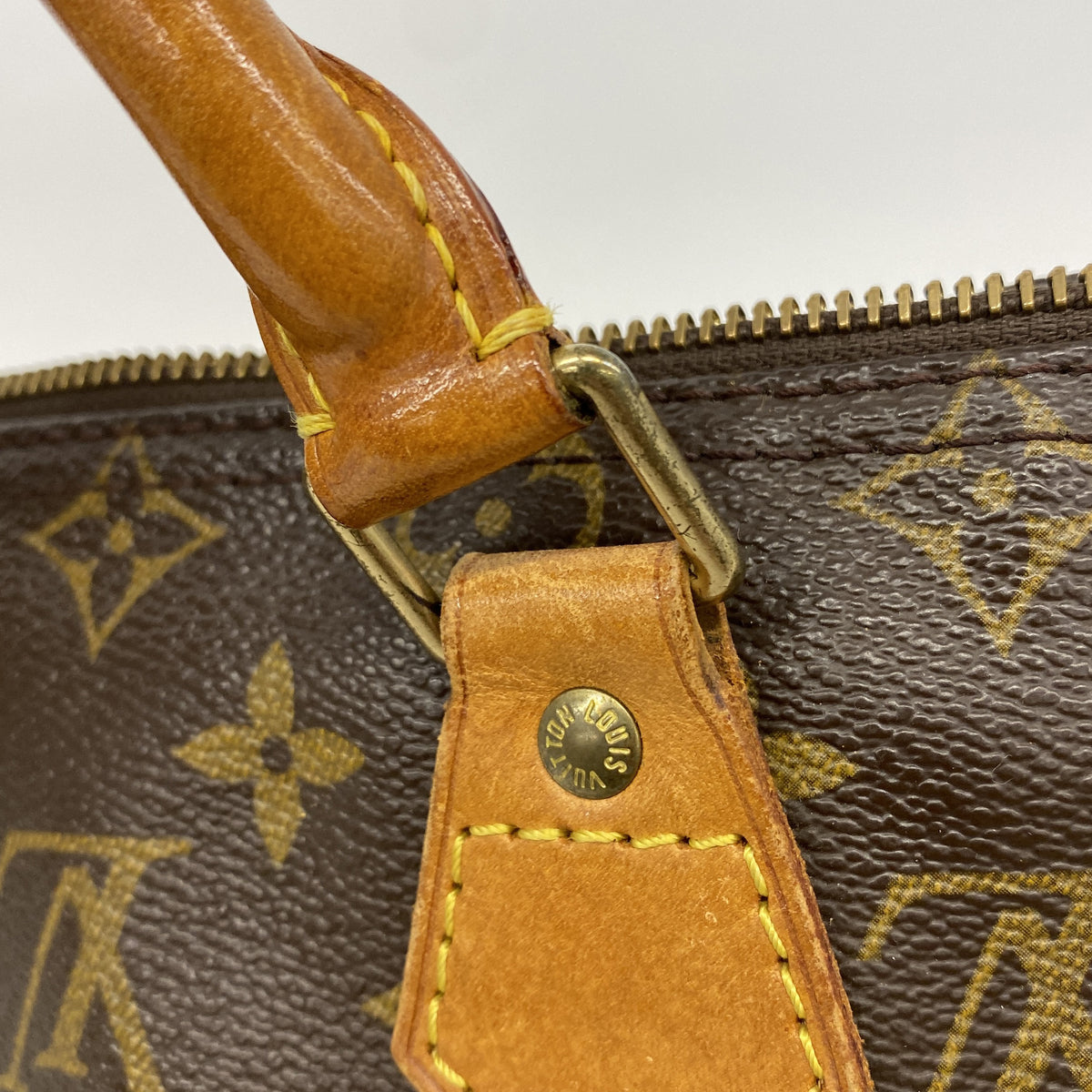 【6he4472】ルイヴィトン ハンドバッグ モノグラム スピーディ25 M41109 ブラウン【中古】レディース