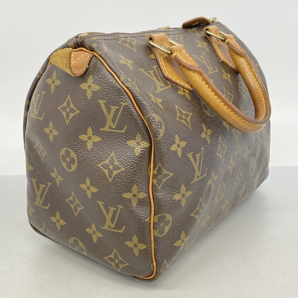 【6he4472】ルイヴィトン ハンドバッグ モノグラム スピーディ25 M41109 ブラウン【中古】レディース