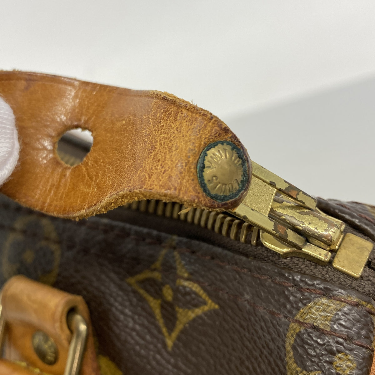 【6he4472】ルイヴィトン ハンドバッグ モノグラム スピーディ25 M41109 ブラウン【中古】レディース