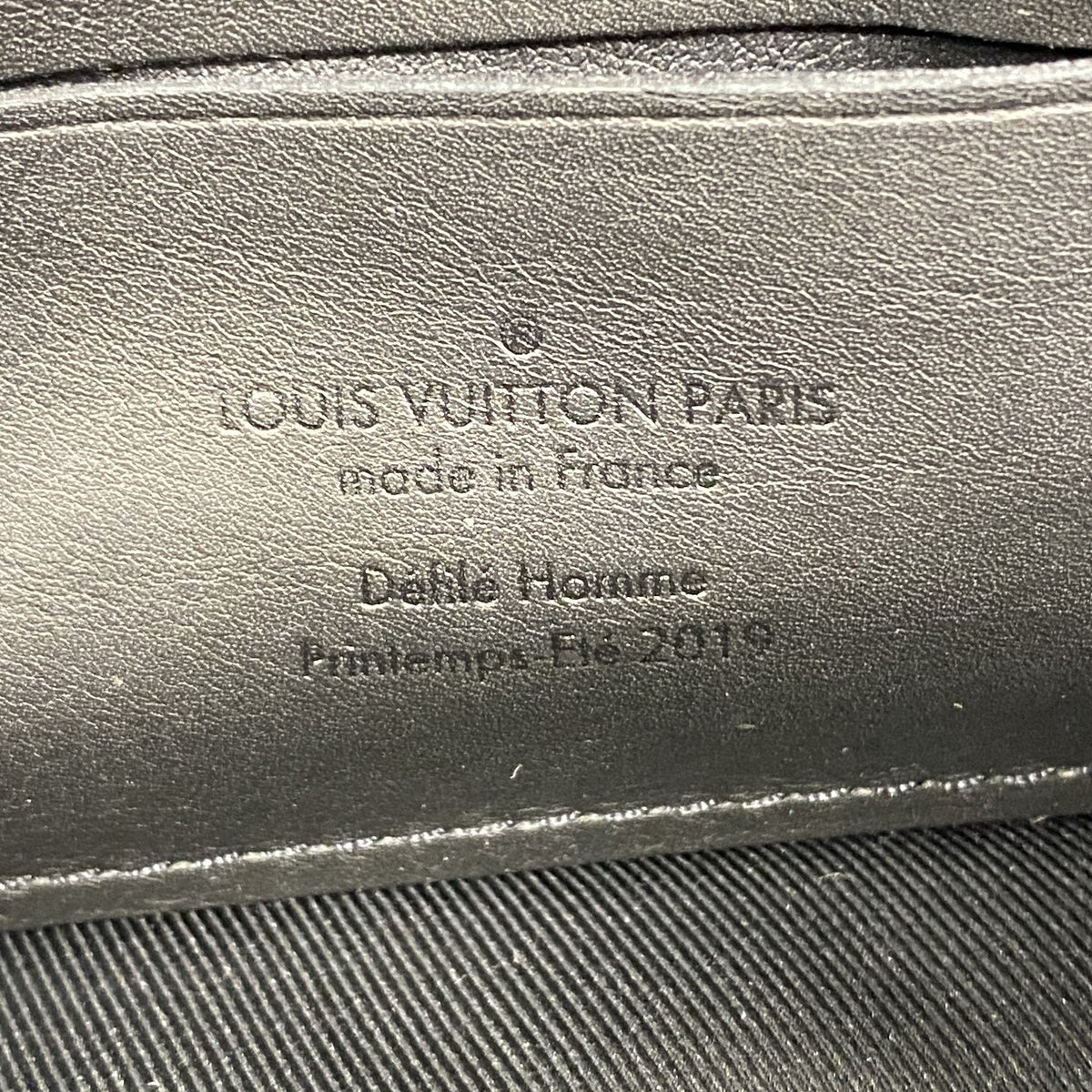 【6he4474】ルイヴィトン クラッチバッグ モノグラム・トリヨン ポシェットヴォルガ M53550 ノワール【中古】メンズ