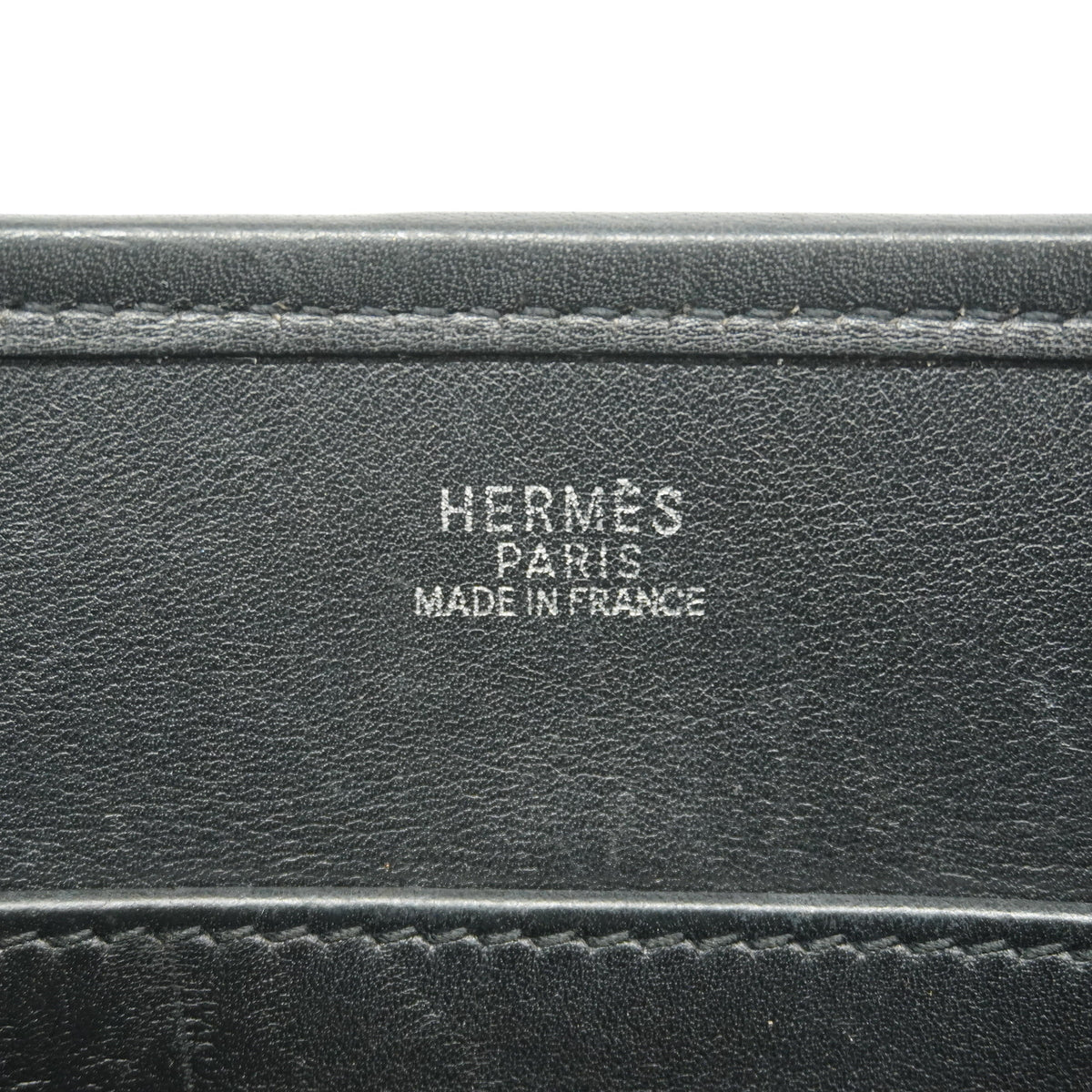 【6he4482】エルメス ショルダーバッグ エヴリン1GM トワルオフィシエ ブラック シルバー金具 □H刻印【中古】レディース