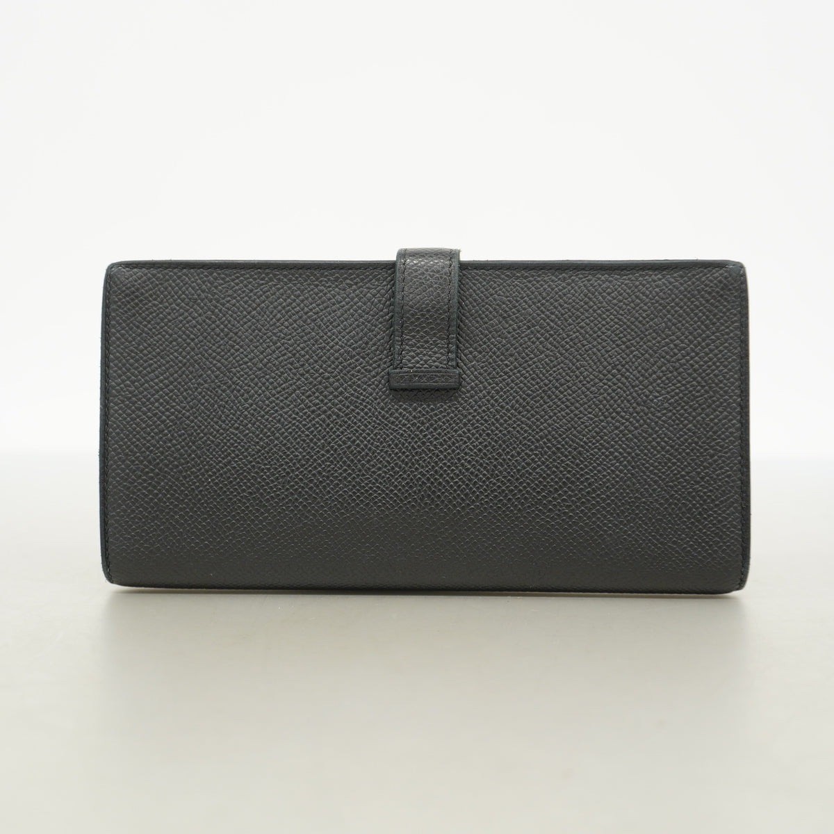 【6he4483】エルメス 長財布 ベアンスフレ ヴォーエプソン ブラック シルバー金具 Y刻印【中古】メンズ レディース ユニセックス