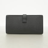 【6he4483】エルメス 長財布 ベアンスフレ ヴォーエプソン ブラック シルバー金具 Y刻印【中古】メンズ レディース ユニセックス