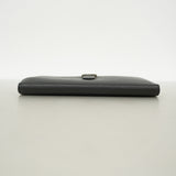 【6he4483】エルメス 長財布 ベアンスフレ ヴォーエプソン ブラック シルバー金具 Y刻印【中古】メンズ レディース ユニセックス