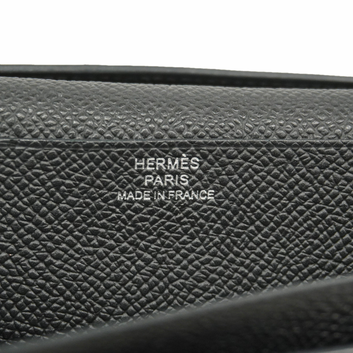 【6he4483】エルメス 長財布 ベアンスフレ ヴォーエプソン ブラック シルバー金具 Y刻印【中古】メンズ レディース ユニセックス