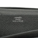 【6he4483】エルメス 長財布 ベアンスフレ ヴォーエプソン ブラック シルバー金具 Y刻印【中古】メンズ レディース ユニセックス
