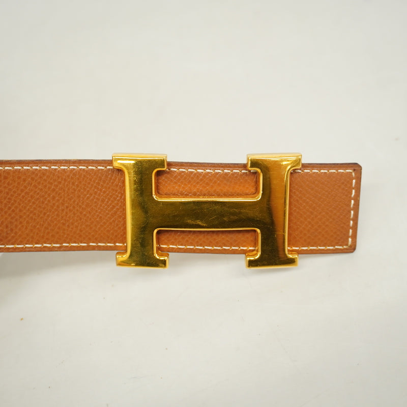 【6he4484】エルメス ベルト コンスタンスベルト クシュベル ゴールド イエロー ゴールド金具 〇Y刻印【中古】メンズ レディース ユニセックス