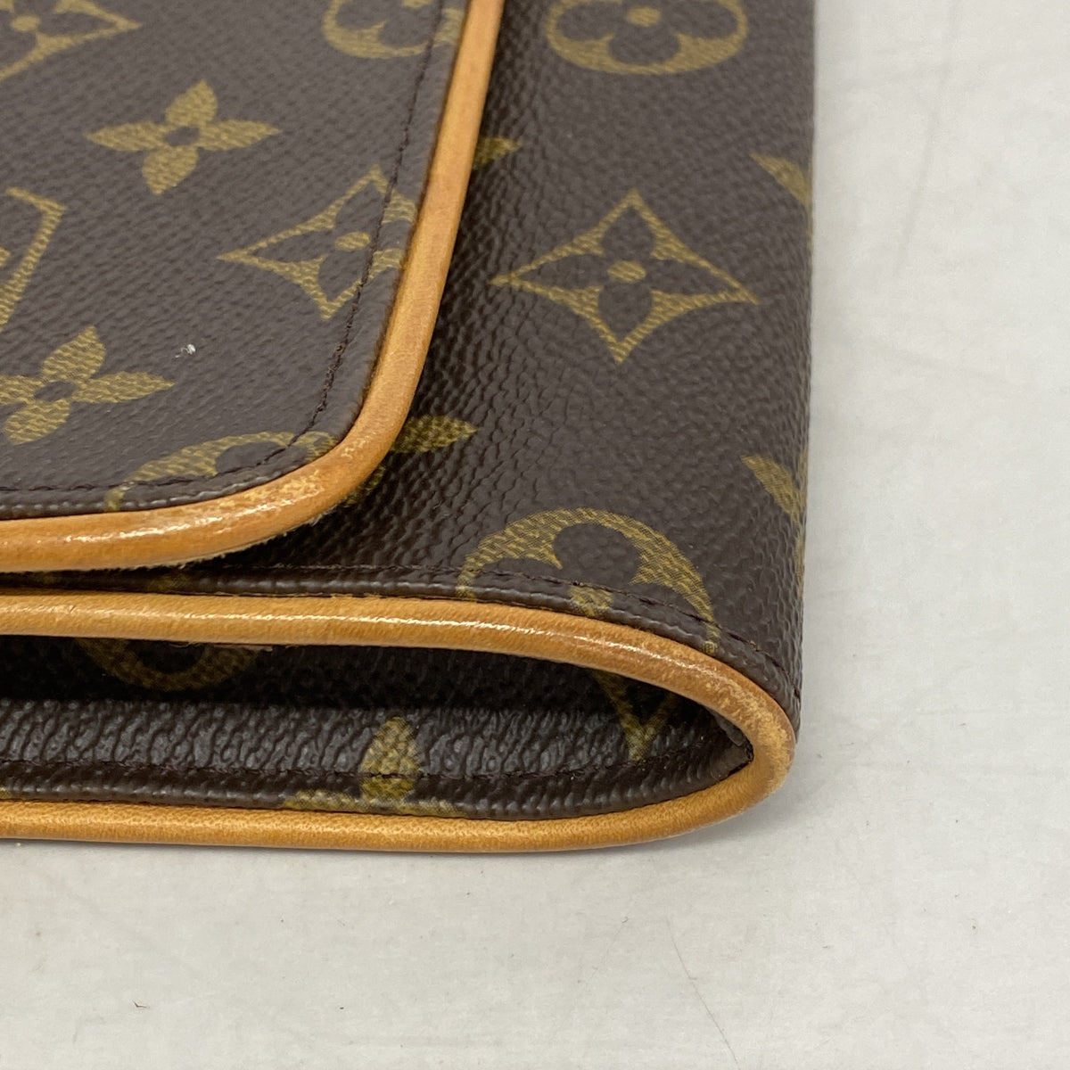 【6he4500】ルイヴィトン ショルダーバッグ モノグラム ポシェットツインGM M51852 ブラウン【中古】レディース