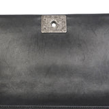 【6he4516-k】シャネル ショルダーバッグ ボーイシャネル チェーンショルダー ラムスキン ブラック シルバー金具【中古】レディース