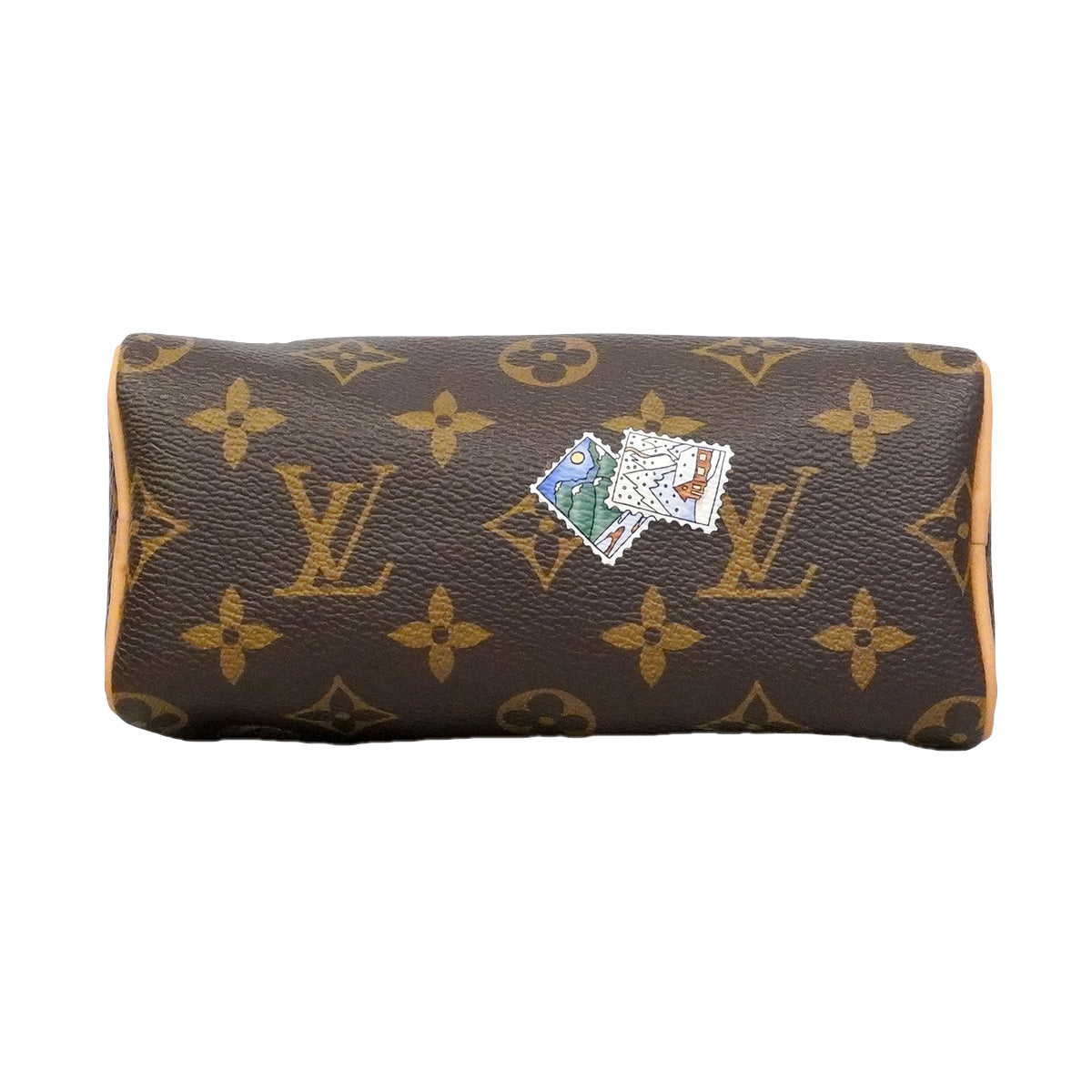 【6he4519】ルイヴィトン ハンドバッグ モノグラム ヴィヴィエンヌ ナノスピーディ M15330 ブラウン 2wayバッグ【中古】レディース