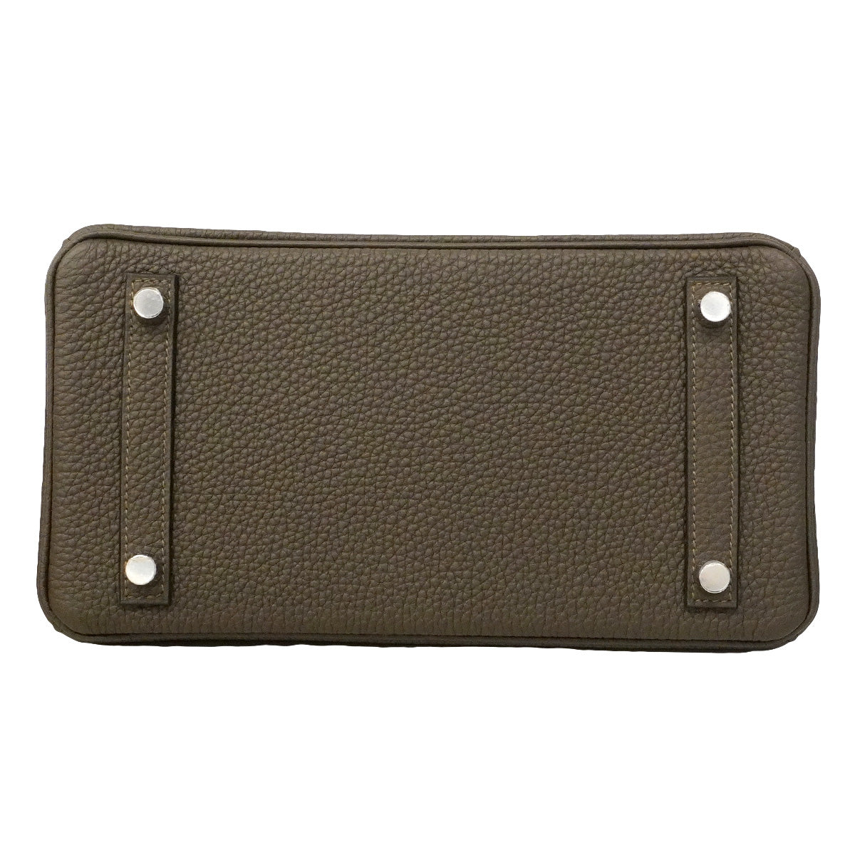 【6he4522-g】エルメス ハンドバッグ バーキン25 トゴ ヴェールロデン シルバー金具 G刻印【中古】レディース