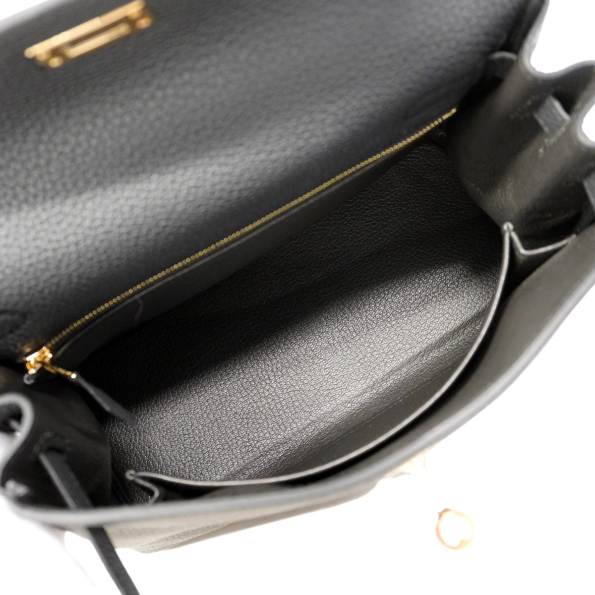 【6he4523-g】エルメス ハンドバッグ ケリー25 トゴ プロン ゴールド金具 G刻印 2wayバッグ【中古】レディース