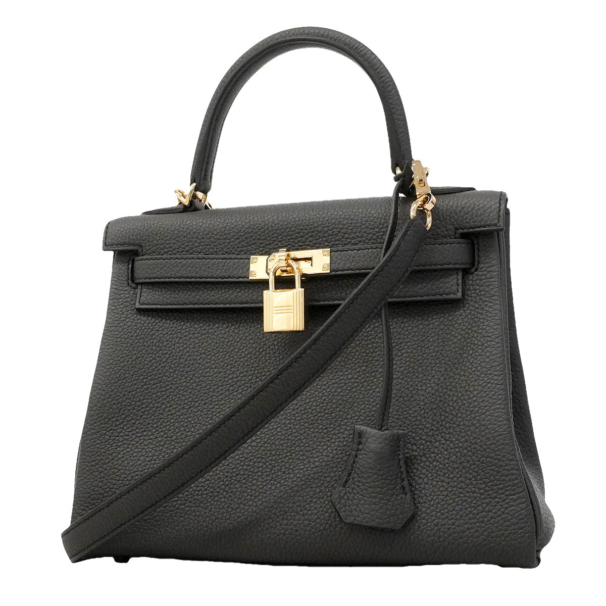 【6he4523-g】エルメス ハンドバッグ ケリー25 トゴ プロン ゴールド金具 G刻印 2wayバッグ【中古】レディース