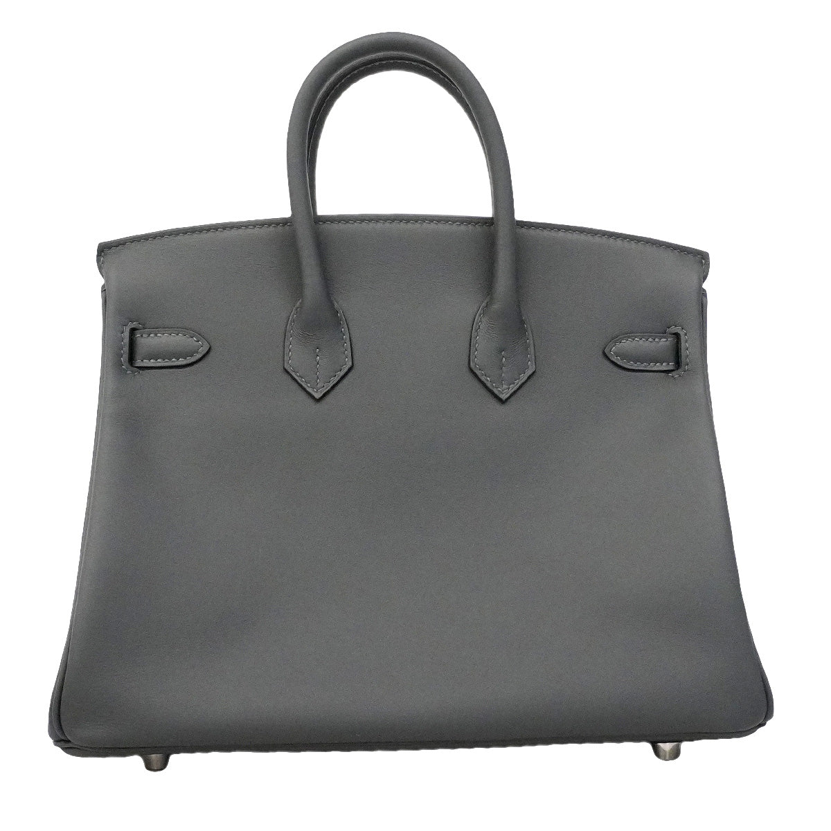 【6he4524-g】エルメス ハンドバッグ バーキン25 スイフト グリミスティ シルバー金具 G刻印【中古】レディース