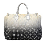 【6he4527-h】ルイヴィトン トートバッグ モノグラム・ナイロン/LV SKI オンザゴーMM M11847 フロスト 2wayバッグ【中古】レディース