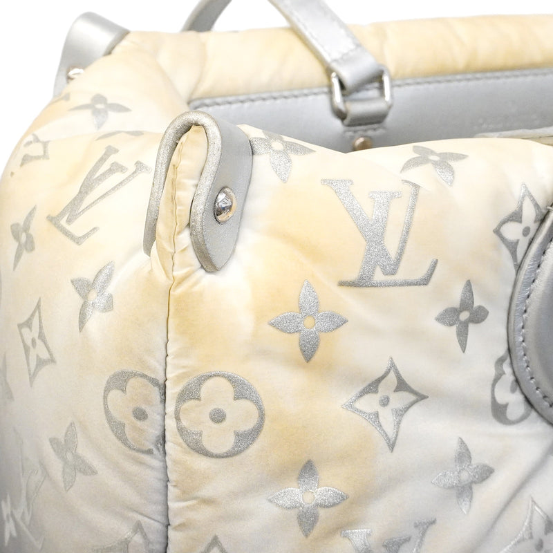 【6he4527-h】ルイヴィトン トートバッグ モノグラム・ナイロン/LV SKI オンザゴーMM M11847 フロスト 2wayバッグ【中古】レディース