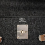 【6he4530】エルメス ハンドバッグ ケリー32 トゴ ブラック シルバー金具 X刻印 2wayバッグ【中古】レディース