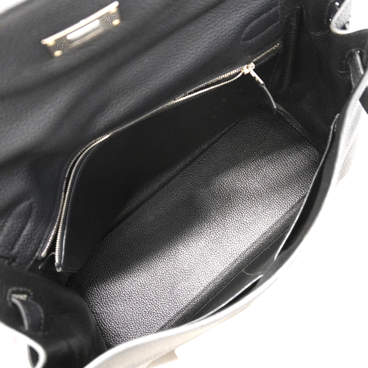 【6he4530】エルメス ハンドバッグ ケリー32 トゴ ブラック シルバー金具 X刻印 2wayバッグ【中古】レディース