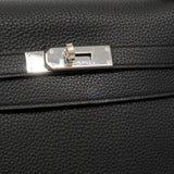 【6he4530】エルメス ハンドバッグ ケリー32 トゴ ブラック シルバー金具 X刻印 2wayバッグ【中古】レディース
