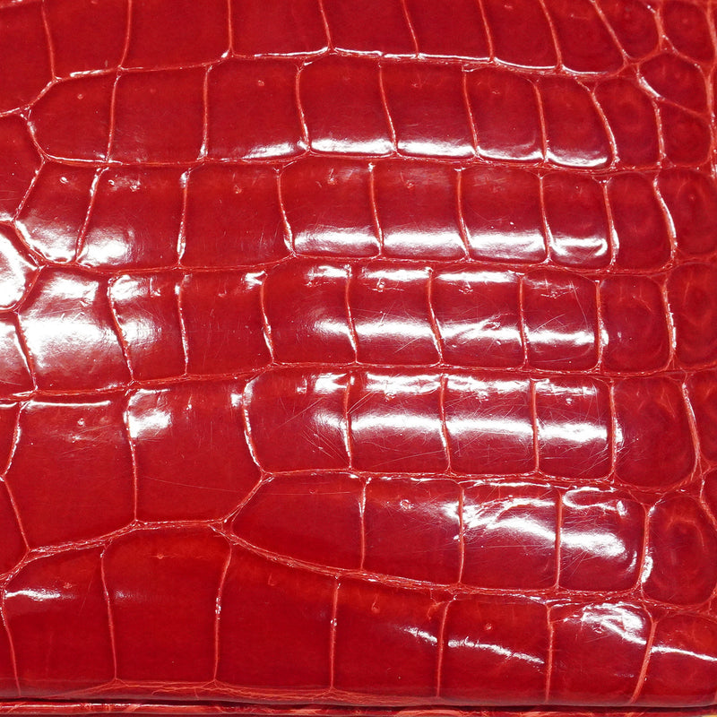 【6he4531】エルメス ハンドバッグ ボリード27 ポロサス レッド ゴールド金具 □A刻印 2wayバッグ【中古】レディース