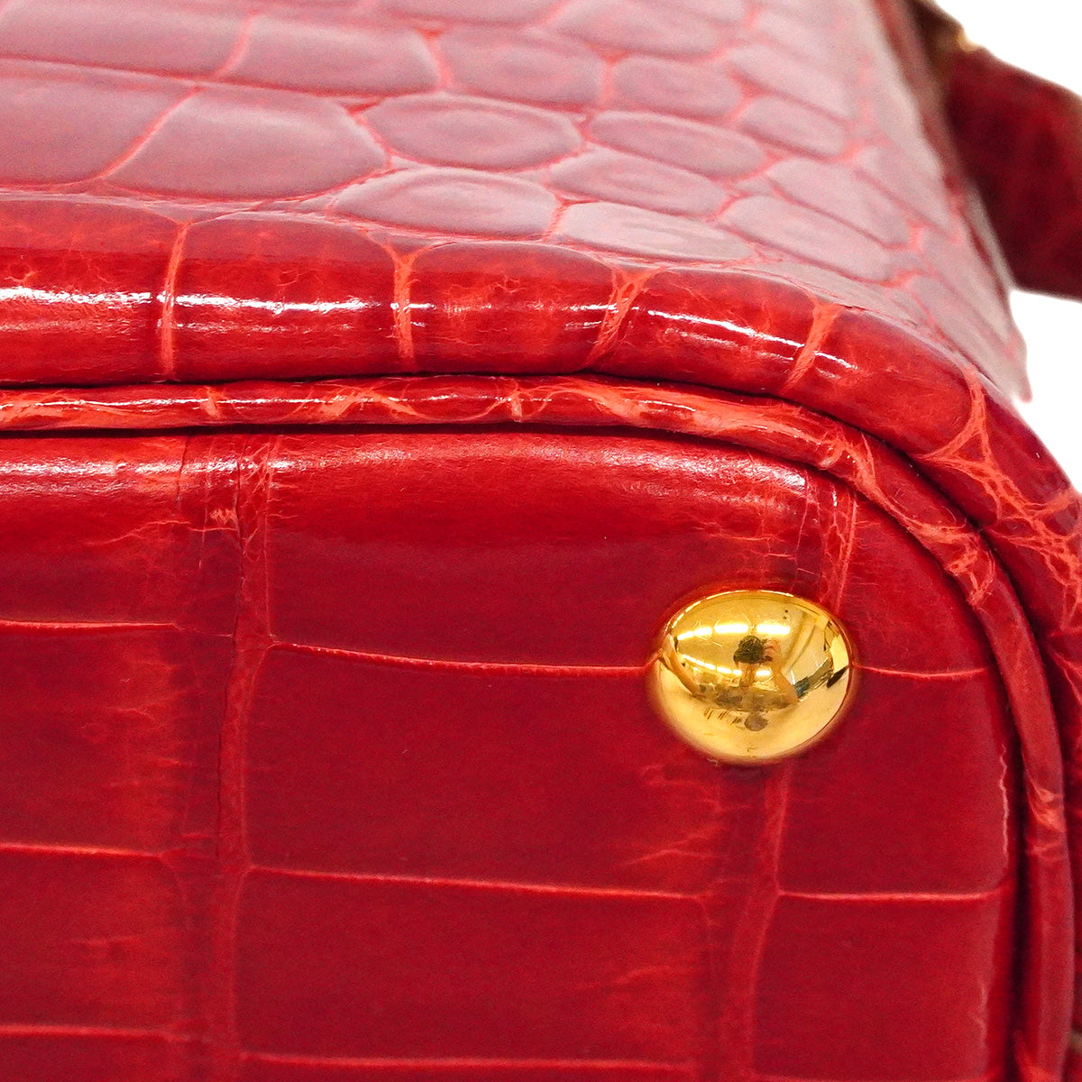 【6he4531】エルメス ハンドバッグ ボリード27 ポロサス レッド ゴールド金具 □A刻印 2wayバッグ【中古】レディース