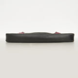 【6he4551-k】グッチ ショルダーバッグ ジャッキー 001 3306 ベロア ピンク ブラック シルバー金具【中古】レディース