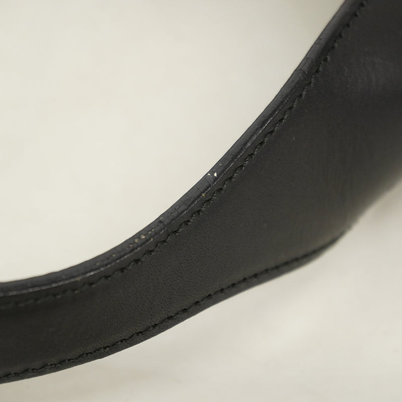 【6he4551-k】グッチ ショルダーバッグ ジャッキー 001 3306 ベロア ピンク ブラック シルバー金具【中古】レディース