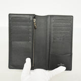 【6he4555-k】ルイヴィトン 長財布 ダミエ・グラフィット ポルトフォイユコロンブス N63116 ブラック グレー【中古】メンズ